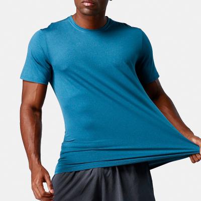 China Mens Short Sleeve O-Neck QUICK DRY Moisture-wicking and Sweat-wetting T-shirt for sale