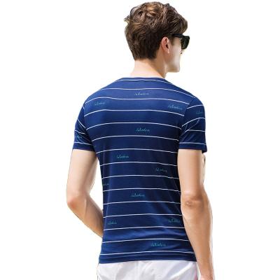 China Wholesale QUICK DRY popular across the band men's T-shirts naval style plus size 100% cotton cheap striped T-shirt high quality T-shirts for sale