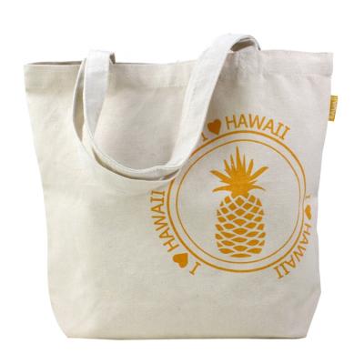 China Reclycled Fashion Handle Promotional Shopping Cotton Canvas Tote Bags With Logo for sale