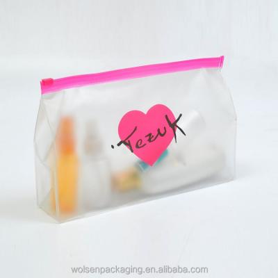 China PVC bag from PVC supplier china, clear plastic cosmetic bags with zipper, wholesale cosmetic clear plastic bags for sale