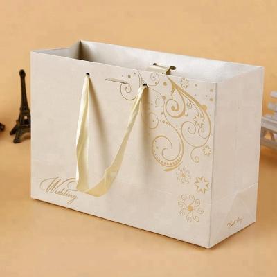 China 2018 New Products Customized Luxury Kraft Paper Recyclable Bag For Gift for sale