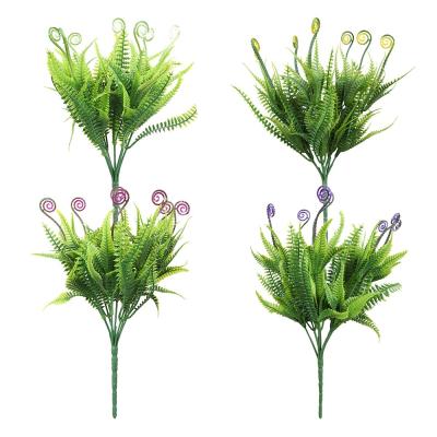 China G372 Bouquet G372 Water Grass Seahorse Grass Long Touch Fence Hotel Artificial Plant Natural Persian Plant Decor for sale