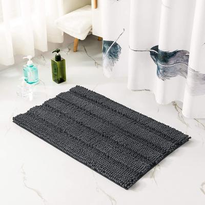 China Sustainable Chenille Bath Blanket Jacquard Chenille Polyester Bath Cover for sale