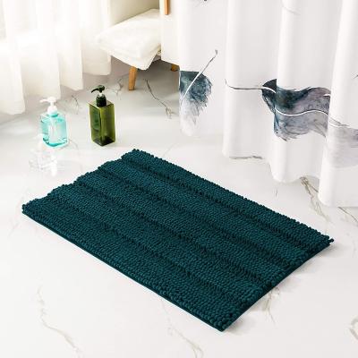 China Sustainable Hot Sale Microfiber Shaggy Blankets Non Slip Bath Mats For Bathroom for sale