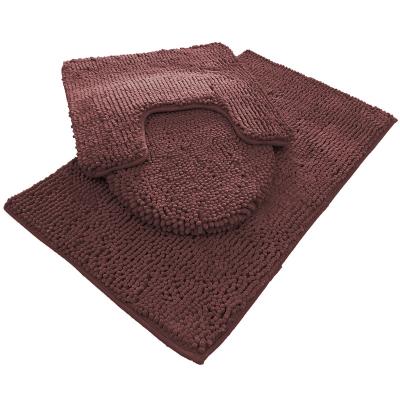 China Durable Bathroom Rug Covers Bath Mat Sets Super Absorbent Coral Fleece Is Thickened To Absorb Water And Prevent Soft Fluffy Door Mat From Slipping for sale