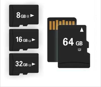 China 4GB 8GB 16GB 32GB 64GB 128GB total capacity plastic memory card with Class10 U3 factory offer high speed TF memory card directly for sale