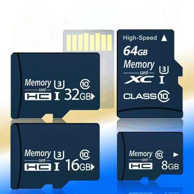 China Low price memory card 100% full capacity 8GB 16GB 32GB 64GB class10 TF plastic high speed memory card TF card for phone MP3 MP4 for sale