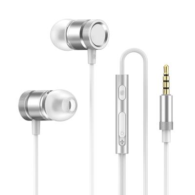 China Cheap Price In-Ear Wired Earphone Handfree 3.5mm Earphone In Ear Stereo Bass With Champ Mic Earphone For Android Mobile Phone for sale