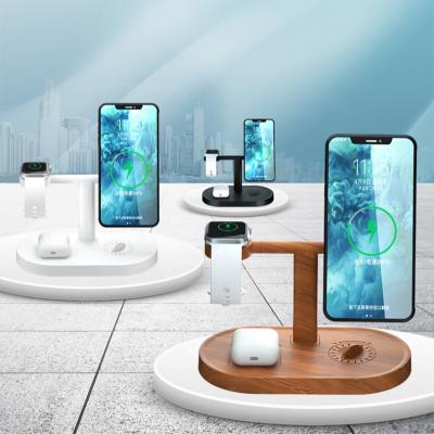 China Cheap Price Video Game Player 2022 3 in 1 Wireless Charger Stand Holder Multifuncion Three-in-one Charger For Watch Earphone for sale