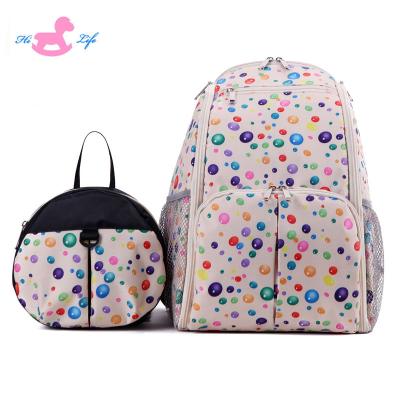 China New Design Cute Canvas Baby Bag Mother Bag Custom Baby Bags for sale