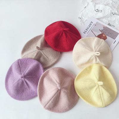 China 2021 Mid Design Kids Winter Soft Material Cute Hat With Nice Colors for sale