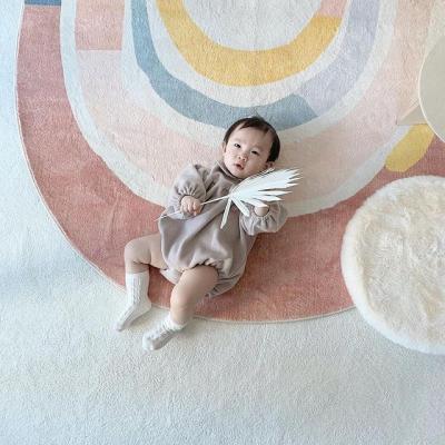 China Toy High Quality Soft New Design Anti-Slip Amazon Baby Play Mat Rainbow for sale