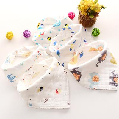 China Cheap Viable Soft Cotton Muslin Bib for sale