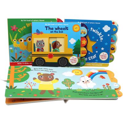 China paper & Hot Selling Cardboard Beautiful And Eco - Friendly Educational Children Book for sale