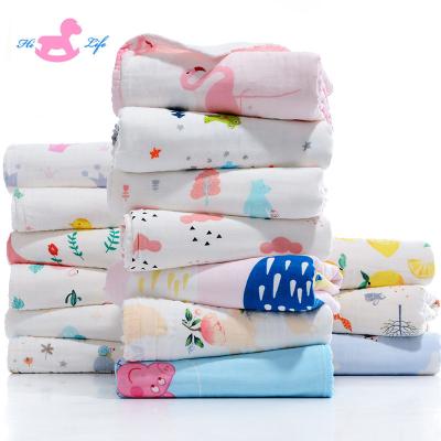 China 6 Layer Soft High Quality Muslin Cotton New Design Anti-pilling Fleence Covering for sale