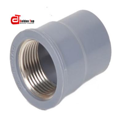 China PVC Pipe Fitting Wire Hose Fitting Water Union Connector Reducing Adapter Coupling Female Equal for sale