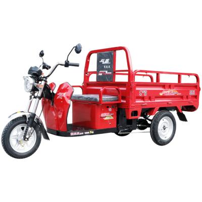 China 2021 latest electric cargo tricycle tricycle cargo motorcycle truck big wheel adult tricycle for sale