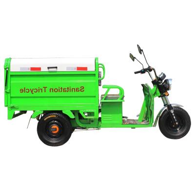 China 2021 hot sale cargo road hygiene cheanning garbage cleaning 3 wheel electric tricycle for garbage delivery for sale