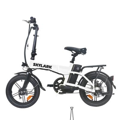 China 2020 New Popular Lightweight Cheap Ebike Portable Ebike 14 Inch E Bike 48V 7.5Ah Battery Folding Electric Bike Bicycle for sale