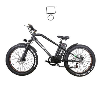 China Popular 500W 750W 48V Lithium Battery 26 Inch Fat Tire Beach Snow Electric Bike MTB Electric Bicycle for sale