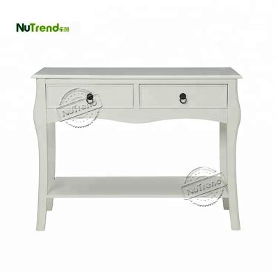 China Cheap modern fancy wood furniture elegant entryway console table easy to clean for sale