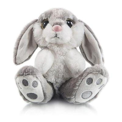 China Soft Plush Bunny Rabbit Cute Gray Plush Stuffed Rabbit Toy for sale