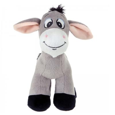 China Funny Cartoon Donkey Toy Gray Stuffed Animal Donkey Plush Soft Toy for sale