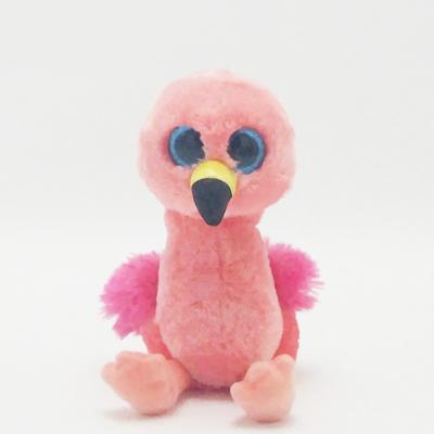 China Soft Plush Toy Flamingo Big Eyes Plush Flamingo Toy for sale