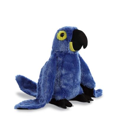 China Blue Plush Custom Stuffed Plush Bird Parrot Plush Toy for sale