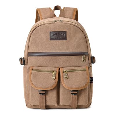 China Waterproof School Shoulder Cross - Custom Body Bag Rucksack Canvas Bag Backpack for sale