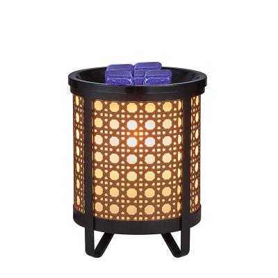 China American Wholesale Design Electronics Fragrance Essential Oil Wax Melt Durable Home Woven Incense Incense Burner for sale