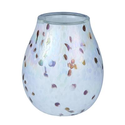 China American Wholesale New Bead Mini Gift Electric Incense Burner Melt Shining Glass Wax Candle Warmer Incense Lamp for sale