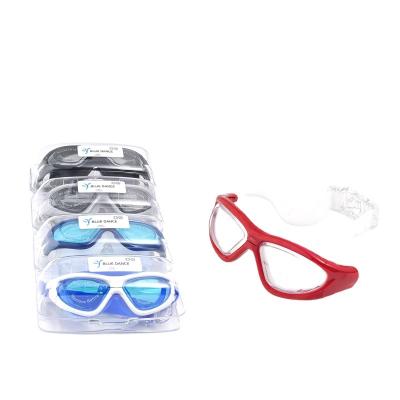 China High Quality Waterproof UV Protection Colorful Wide View Anti Fog Swimming Goggles for sale