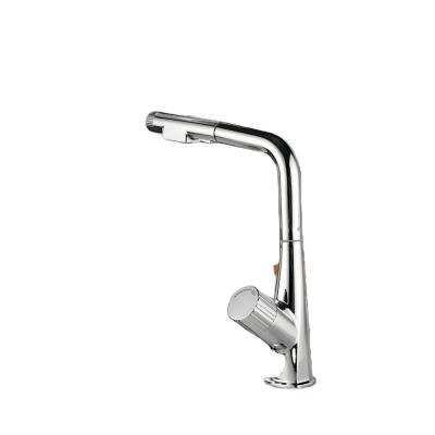 China Lizhen-Hwa.Con Single Handle Brass Wash Bathroom Faucet with Good Polishing Chrome Finish for sale