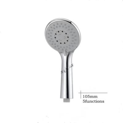 China 3 Function ABS Plastic Water Saving Chrome 105mm 3 Way Rainfall Handle Shower Head for sale