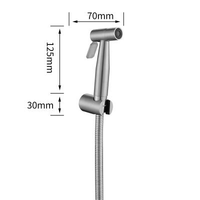 China Versatile Hotel Function Shower SUS 304 Bathroom Shattaf Bidet Shower Head Hand Shower for sale