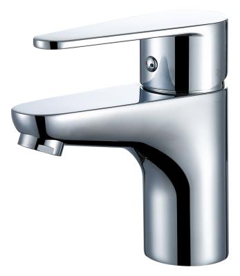 China Deck Mounted Contemporary Design Basin Faucet Mixer for Bathroom Hot and Cold Brass Ware for sale