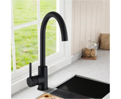 China Bidet Spouts Kitchen Faucet Hot Cold Water Mixer Tap with Classic Gooseneck Swivel Spout for sale