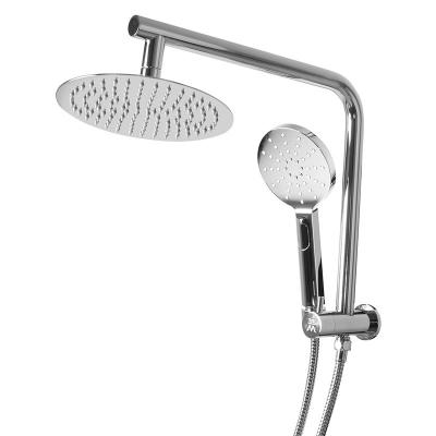 China High Pressure Rain Round Brass Taps Mixer Handheld Chrome Finshing Shower Heads With Arm for sale