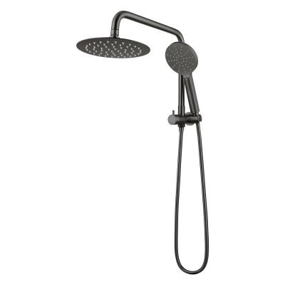 China Black In Wall Shower Set Lizhen Hwa-Vic 3 Hole Waterfall Bathtub Taps with Hand Shower for sale