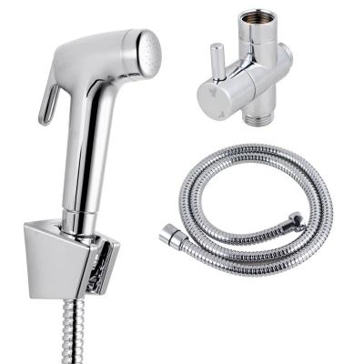 China Jet Spray Function Polished Chrome Finish Toilet Bidet Kit for Simple Fashion Style for sale