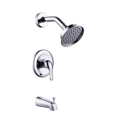 China Easy Installation Lizhen-Hwa.Con Brass Valve with Diverter Tub Spout Shower Faucet Set for sale