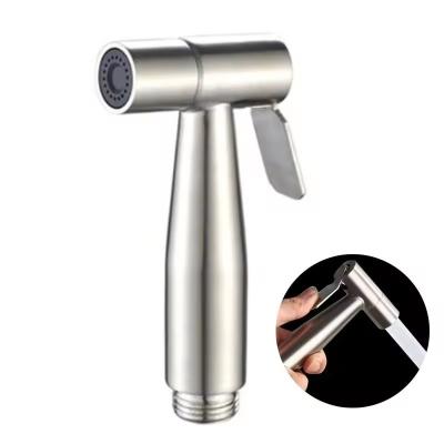 China 304 Stainless Steel Wall Mounted Handheld Toilet Bidet Sprayer Shattaf Set for Bathroom for sale