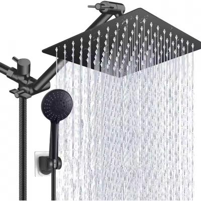 China Adjustable Extension Arm and Handheld High Pressure Rain Shower Head Combo for Barthroom for sale