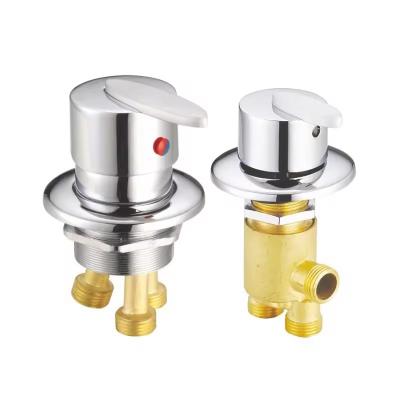 China Massage Spray Pattern Luxury Modern Brass Bathroom Faucet Exposed B S Faucet Feature for sale