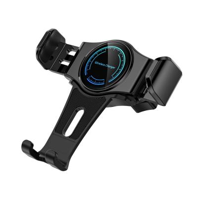 China New Arrival 15W Qi Clamp Car Phone Holder Auto Smart Sensor Mount Mobile Phone Fast Charging Wireless Charger for sale