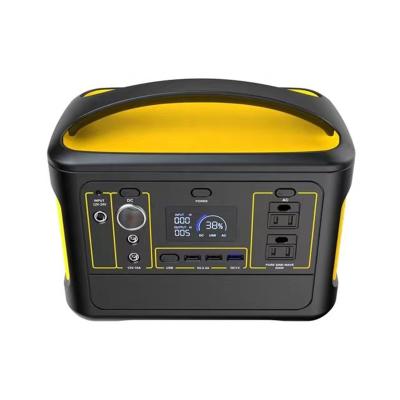 China Fast Charging Support 220V AC Output 153600mah 500W Storage Power Supply Multifunctional Outdoor Portable Solar Generator for sale