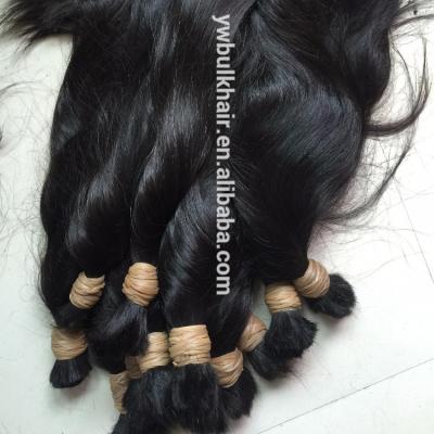 China Wholesale Cheap Brazilian Virgin Hair Bulk Wave Hair From Alibaba China Natural Raw Unprocessed Virgin Hair Braiding Volume for sale