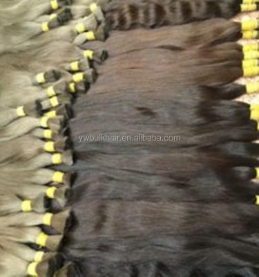 China Big Stock Natural Wave Brazilian Virgin Hair Bulk Bundle Hair Sale for sale