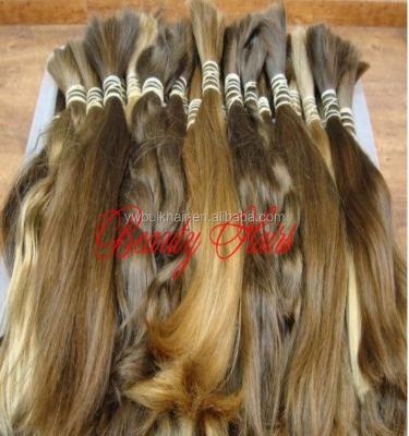 China 100% Real Virgin Human Hair Natural Indian Virgin Hair Extensions Bulk Wave Hair for sale